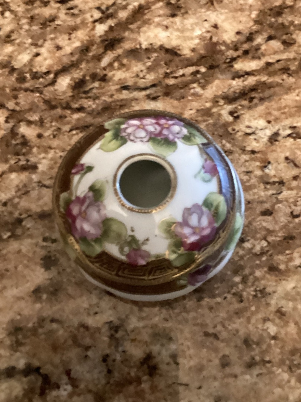 Vintage Nippon hair nest bowl